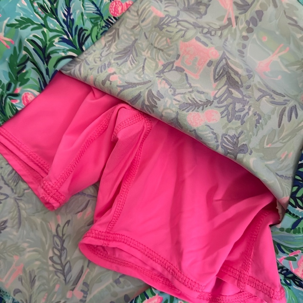 Lilly Pulitzer luxletic UPF 50+ Monica skort n Blue Horizon par fection golf 10 - Picture 6 of 10